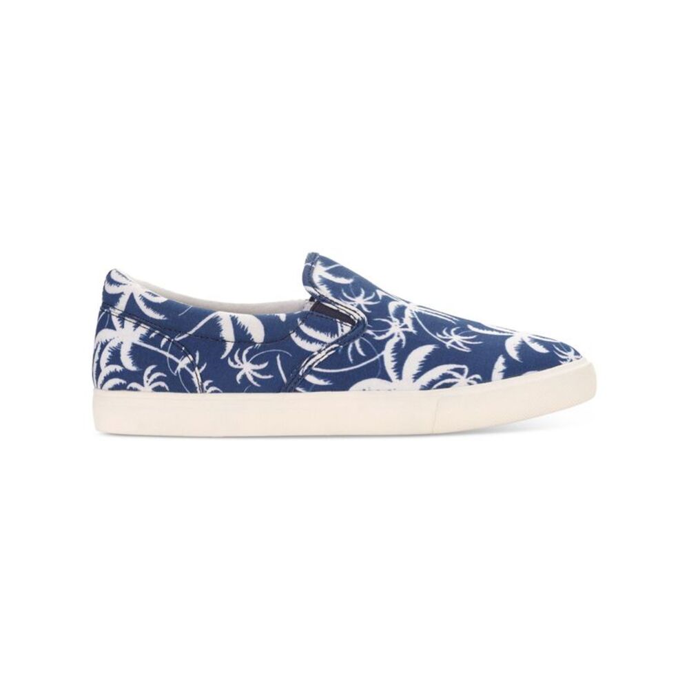 CLUBROOM Mens Navy Palm Goring Tate Round Toe Platform Slip On Sneakers 7.5 M - Picture 3 of 4